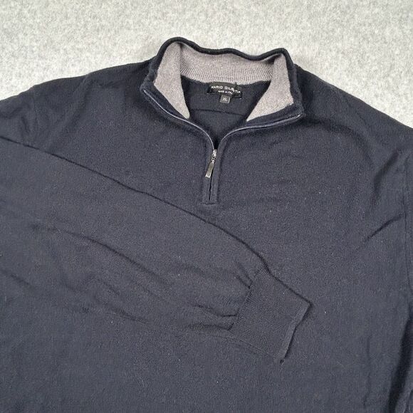 Other - Mario Gilberti 1/4 Sweater 100% Extra Fine Merino Wool Men's Size XL Made Italy